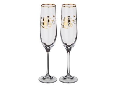 Набор бокалов для шампанского из 2 шт. 190 мл. высота=24 см. (кор=1набор.) Bohemia Crystal (674-272) Набор бокалов для шампанского из 2 шт. 190 мл. высота=24 см. (кор=1набор.) Bohemia Crystal (674-272)
