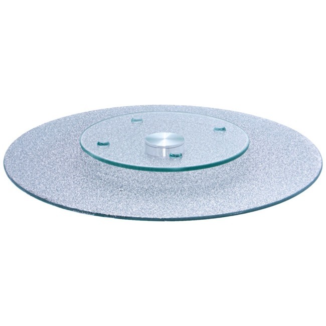 Тортовница вращающаяся "silver mirror" 30 см Agness (357-251)