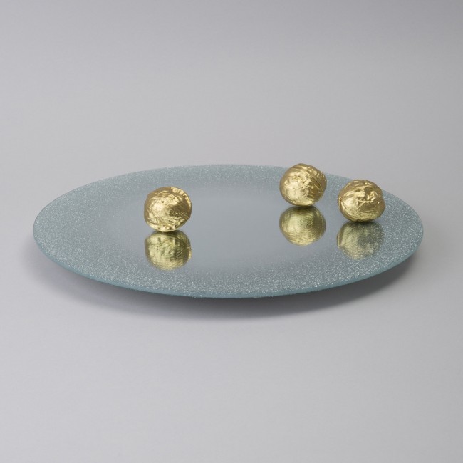 Тортовница вращающаяся "silver mirror" 30 см Agness (357-251)