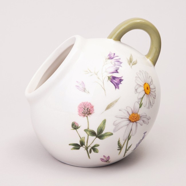 Солонка с ложкой agness "flower story" 9,5*10 см 170 мл Agness (358-2183)