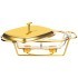 Мармит agness  прямоуг 2 отсека gold 2,45l Agness (781-511)