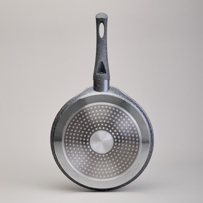 Сковорода блинная agness с антипригарным покрытием, 22х2см, индукционное дно Agness (932-520)