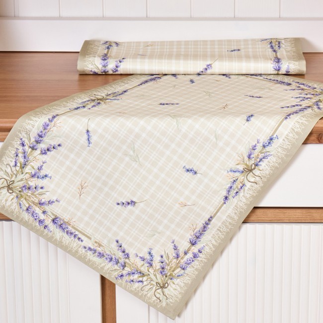 Набор полотенец из 2-х шт "душа прованса",40х60см, 100% хлопок,твил,клетка Lefard (850-735-64)