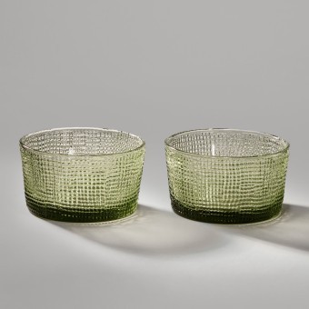 Набор салатников "tempo" green 2 шт. 10,6х10,5х5,8 см Lefard (355-389)