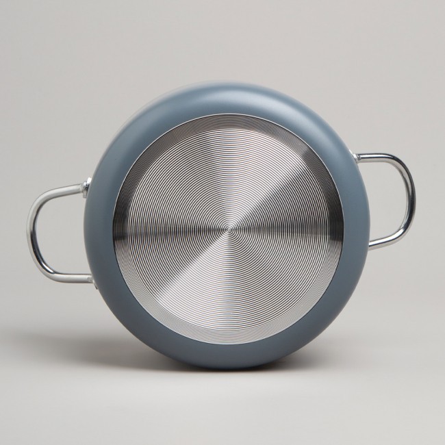 Кастрюля agness с антип. покр.  и стекл. крышкой 1350 мл, 16*8 см Agness (906-263)