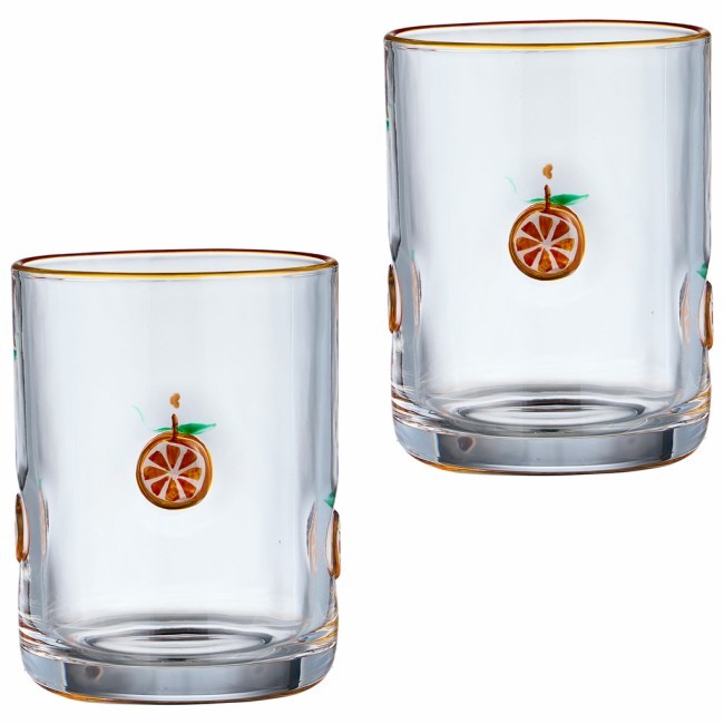 Набор стаканов "fruity orange" из 2 шт. 400 мл Lefard (685-134) Набор стаканов "fruity orange" из 2 шт. 400 мл Lefard (685-134)
