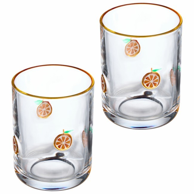 Набор стаканов "fruity orange" из 2 шт. 400 мл Lefard (685-134) Набор стаканов "fruity orange" из 2 шт. 400 мл Lefard (685-134)