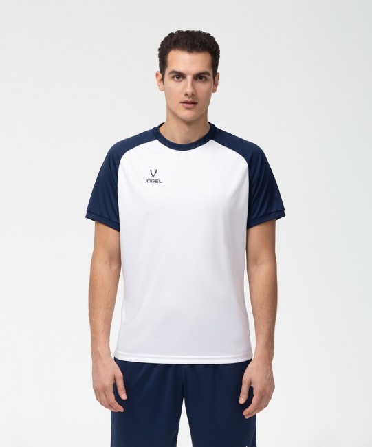 Футболка игровая JOGEL CAMP Reglan Jersey, белый/темно-синий (701731) Футболка игровая JOGEL CAMP Reglan Jersey, белый/темно-синий (701731)