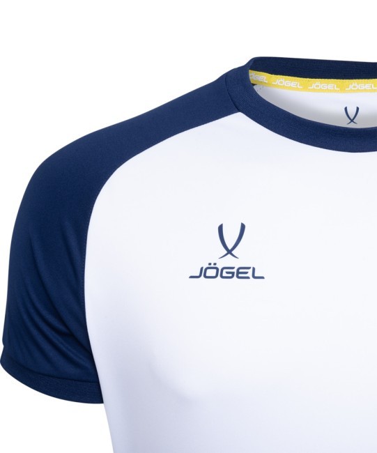 Футболка игровая JOGEL CAMP Reglan Jersey, белый/темно-синий (701731)