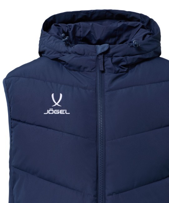 Жилет утепленный c капюшоном JÖGEL ESSENTIAL PerFormPROOF Padded Hooded Vest, темно-синий, детский (2126150)