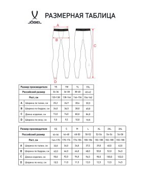 Тайтсы компрессионные утепленные JÖGEL CAMP PerFormDRY Baselayer Pants Warm, черный (2125325) Тайтсы компрессионные утепленные JÖGEL CAMP PerFormDRY Baselayer Pants Warm, черный (2125325)