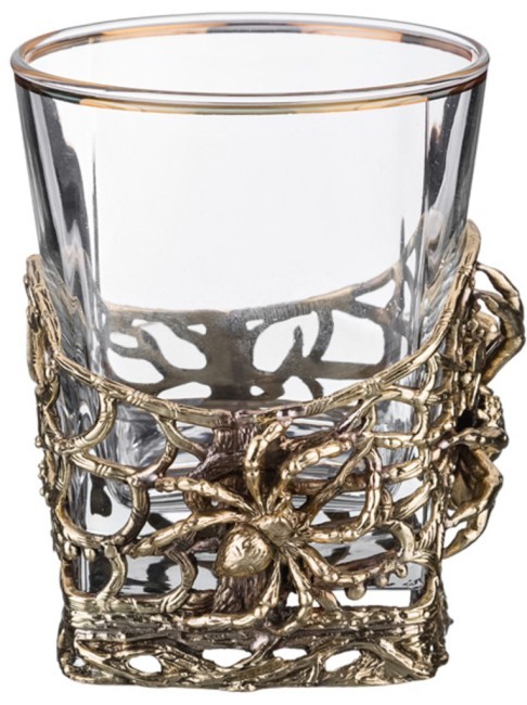 Стакан для виски "паук" 300 мл. в дизайнерской упаковке (385-164) 