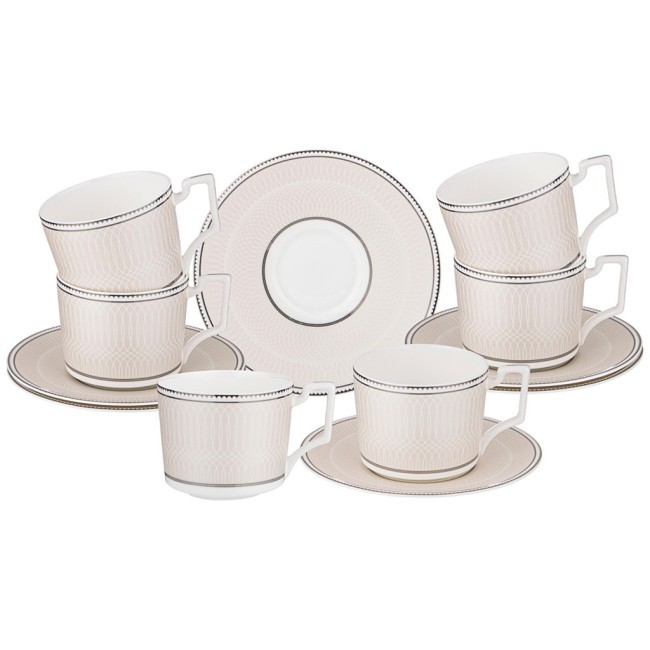 Чайный набор lefard "infinity" на 6 пер. 12 пр. 250 мл Lefard (440-250) Чайный набор lefard "infinity" на 6 пер. 12 пр. 250 мл Lefard (440-250)