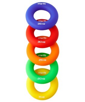 Эспандер кистевой Starfit ES-404 Кольцо, 30 кг, силикагель, красный (1121042) Эспандер кистевой Starfit ES-404 Кольцо, 30 кг, силикагель, красный (1121042)