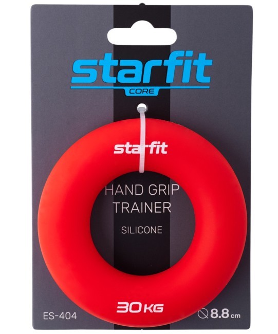 Эспандер кистевой STARFIT ES-404 Кольцо, 30 кг, силикон, красный (1121042)