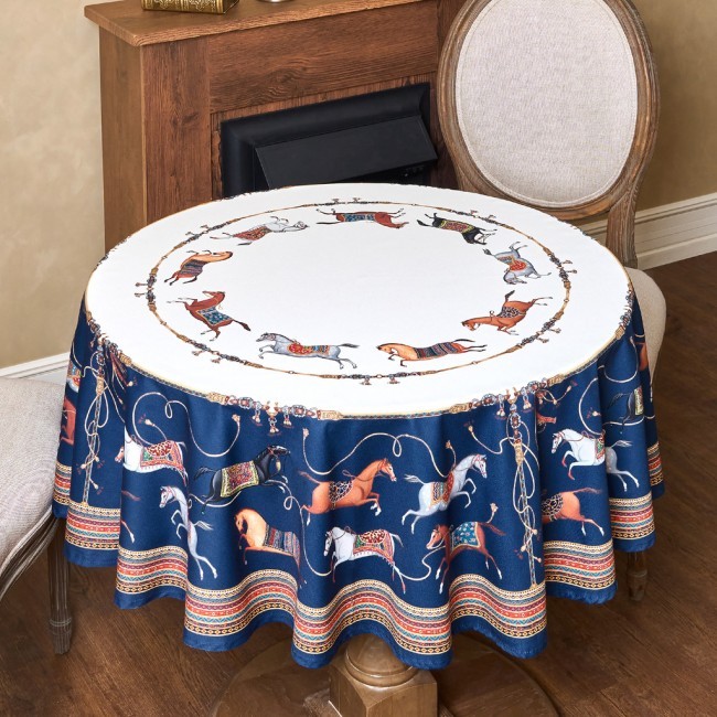 Скатерть круглая "passage" 220см ,белый,100%хлопок,твил,пропитка Lefard (850-759-26)