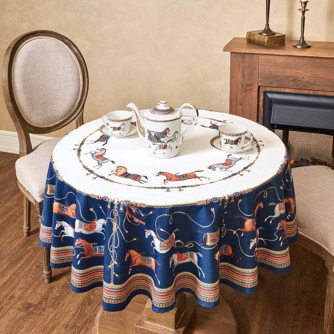 Скатерть круглая "passage" 220см ,белый,100%хлопок,твил,пропитка Lefard (850-759-26)