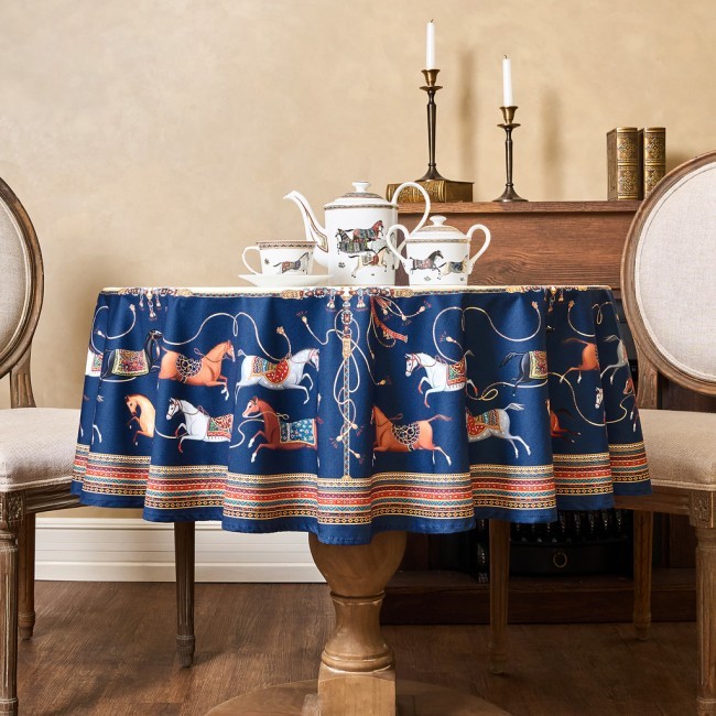 Скатерть круглая "passage" 220см ,белый,100%хлопок,твил,пропитка Lefard (850-759-26)