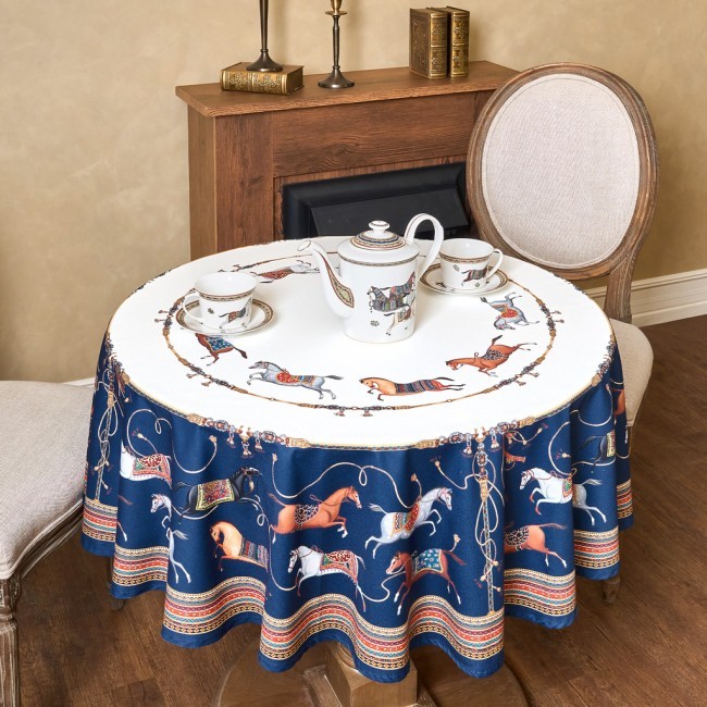 Скатерть круглая "passage" 220см ,белый,100%хлопок,твил,пропитка Lefard (850-759-26)