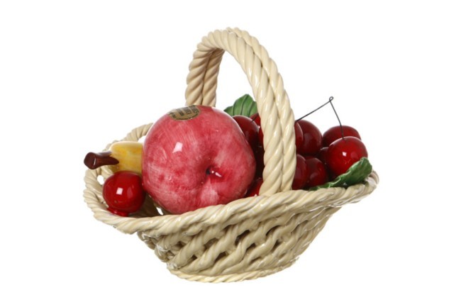 Изделие декоративное "корзина с фруктами" 20*15 см высота=15 см ORGIA (335-106)