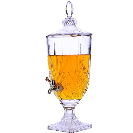 Лимонадница 3л стекло/пластик LR (30867)