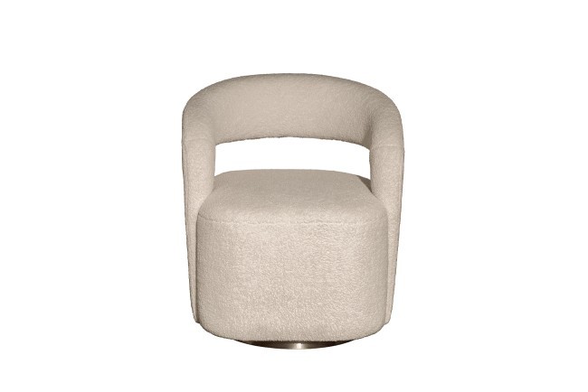 Кресло поворотное Тедди (Teddy) белое 65*70*75см (TT-00014999) Кресло поворотное Тедди (Teddy) белое 65*70*75см (TT-00014999)