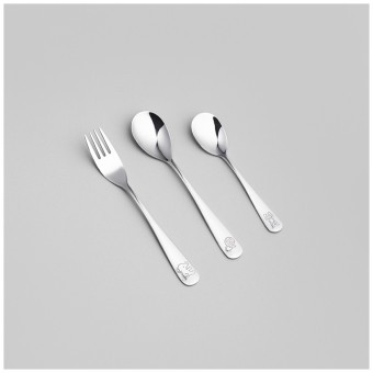 Набор детских столовых приборов zoo agness 3 пр Agness (1000-028)