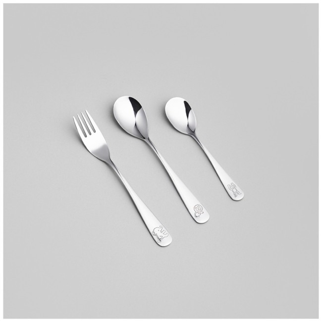 Набор детских столовых приборов zoo agness 3 пр Agness (1000-028)