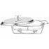 Мармит agness  овальный 2 отсека silver 2,6l Agness (781-512)
