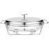 Мармит agness  овальный 2 отсека silver 2,6l Agness (781-512)