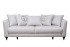 Диван Sorrento(K) 230M трехм.раск c кантом,рогожка св.беж Santo1902-SECRU+Nev83 230*101*86 (TT-00012904)