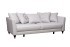 Диван Sorrento(K) 230M трехм.раск c кантом,рогожка св.беж Santo1902-SECRU+Nev83 230*101*86 (TT-00012904)