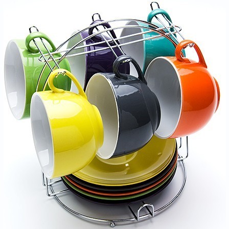 Наб/чашек 6пр на подс 250мл +6блюдец LR( х6) (23134)