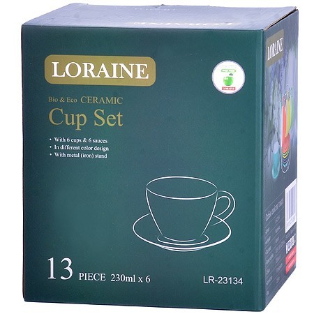 Наб/чашек 6пр на подс 250мл +6блюдец LR( х6) (23134)