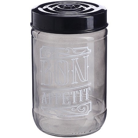 Банка для сыпучих 660 мл. черная Mayer&Boch (80762) Банка для сыпучих 660 мл. черная Mayer&Boch (80762)