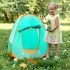 Детская игровая палатка "Набор Туриста" с набором для пикника 6 предметов: лампа, примус, аптечка, сковорода, складной ножик, тарелка (G209-009)