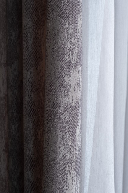 Портьера HOUSTON серая 275*260см (TT-00011075)