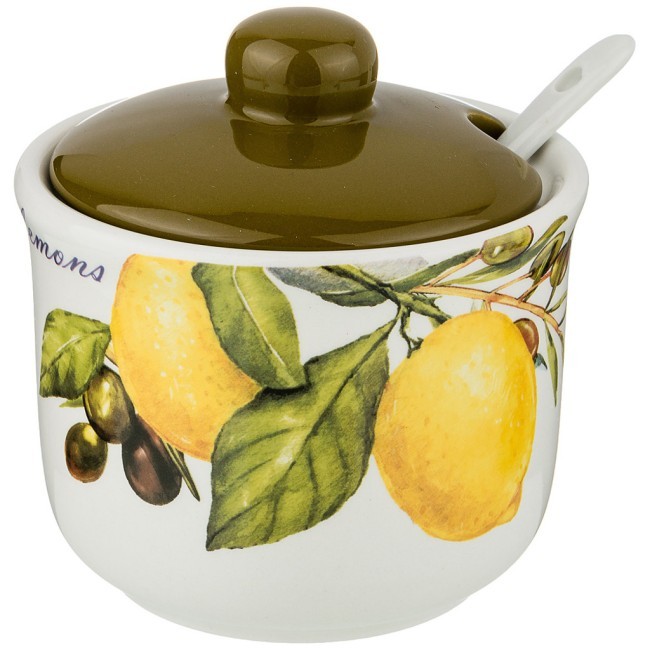 Сахарница с ложкой agness "лемон три" 10*9,5 см 300 мл Agness (358-1602) Сахарница с ложкой agness "лемон три" 10*9,5 см 300 мл Agness (358-1602)