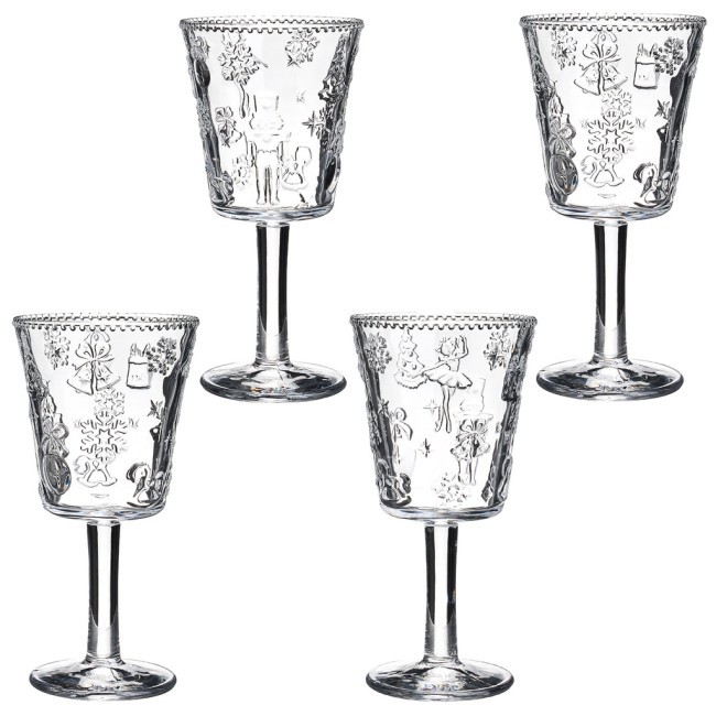 Набор бокалов "щелкунчик", 4 шт/280 мл Lefard (355-405) Набор бокалов "щелкунчик", 4 шт/280 мл Lefard (355-405)