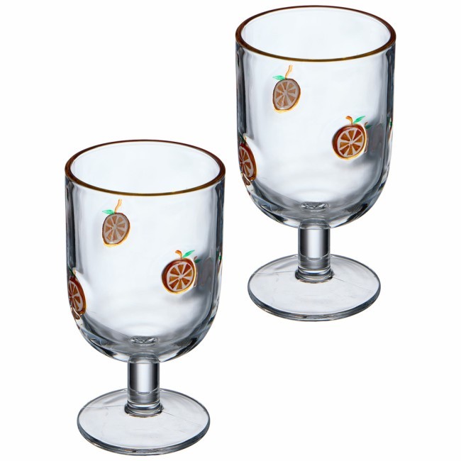 Набор бокалов для вина "fruity orange" из 2 шт. 350 мл Lefard (685-136)