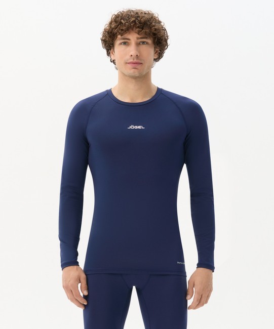 Футболка компрессионная с длинным рукавом JOGEL CAMP PerFormDRY Baselayer LS Tee, темно-синий (2123249) Футболка компрессионная с длинным рукавом JOGEL CAMP PerFormDRY Baselayer LS Tee, темно-синий (2123249)