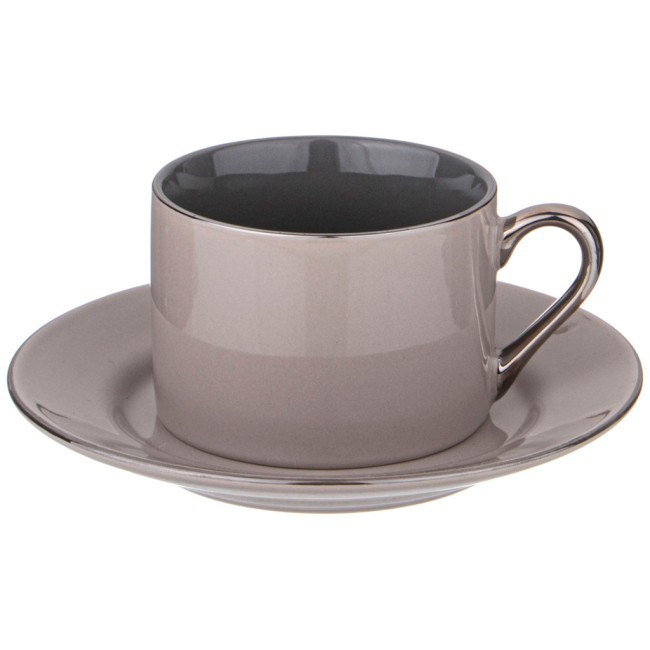 Чайный набор lefard "break time" на 6 пер. 12 пр. 180 мл серый Lefard (86-2279)