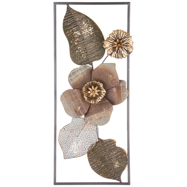 Панно настенное коллекция "цветочная симфония" 24.8*61.0*3.8 см Lefard (680-181)