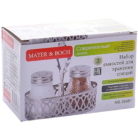 Набор для специй 3 предмета Mayer&Boch (26881) Набор для специй 3 предмета Mayer&Boch (26881)