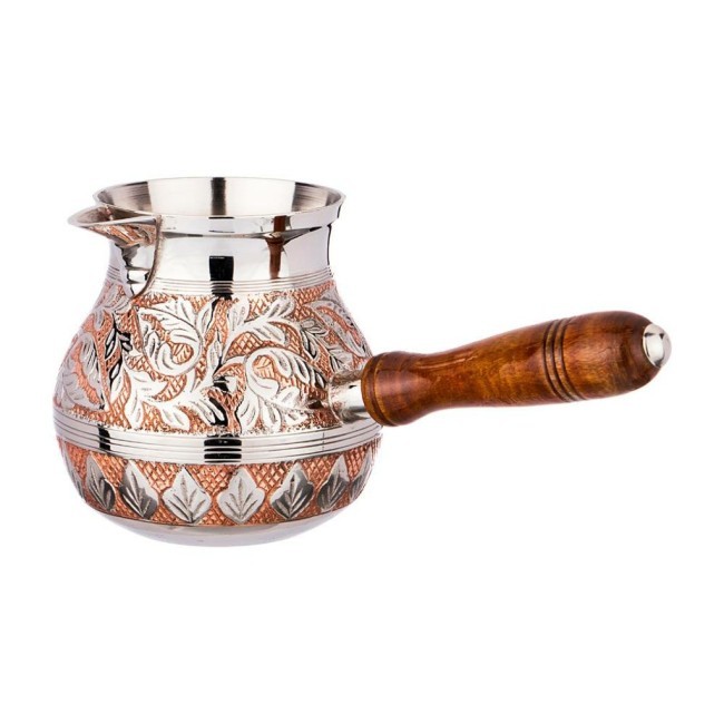 Турка резная "rosso" 450мл. латунь Lefard (733-111) Турка резная "rosso" 450мл. латунь Lefard (733-111)