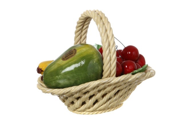 Изделие декоративное "корзина с фруктами" 20*15*18 см ORGIA (335-105)
