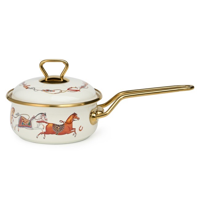 Ковш lefard эмалированный, серия passage, 14см/0,9л d=14 см  длина=31см подходит для индукцион.плит Lefard (950-650)