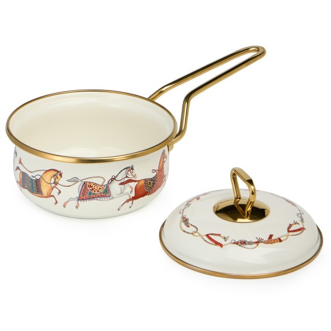 Ковш lefard эмалированный, серия passage, 14см/0,9л d=14 см  длина=31см подходит для индукцион.плит Lefard (950-650)