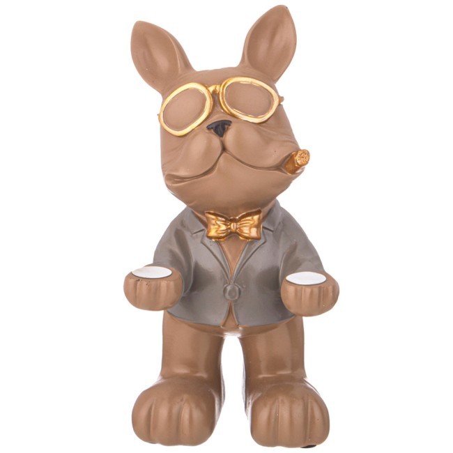 Подставка декоративная для мелочей "собака" 14х15,5х29см Lefard (146-1737)