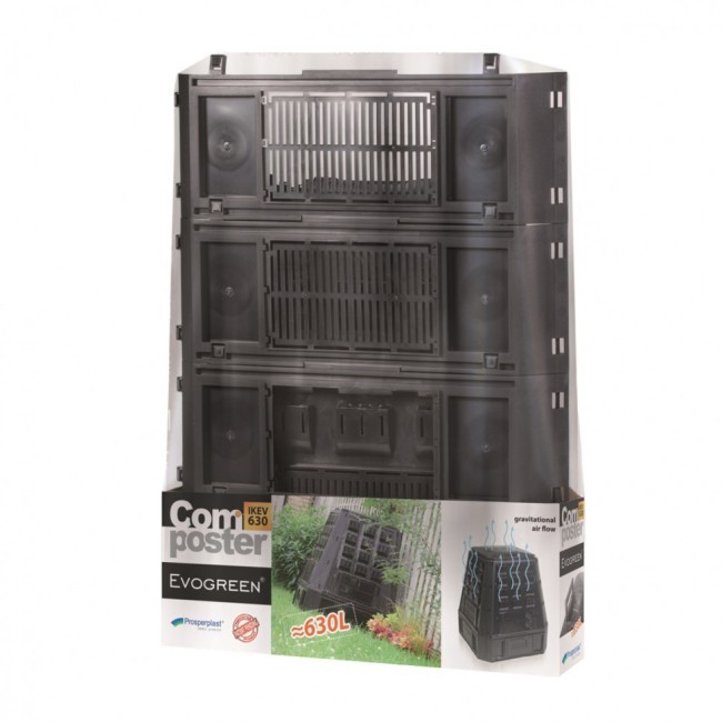 Компостер садовый 630л Prosperplast Evogreen IKEV630C-S411 (77151) Компостер садовый 630л Prosperplast Evogreen IKEV630C-S411 (77151)